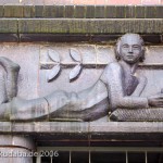 Haus Hüttenstraße 18 in Sangerhausen im Stil des Expressionismus von 1932, Detailansicht