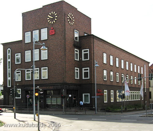 Haus Hüttenstraße 18 in Sangerhausen im Stil des Expressionismus von 1932, Gesamtansicht