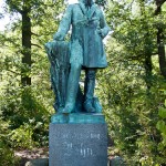 Jahndenkmal in der Hasenheide in Berlin-Neukölln von Erdmann Encke von 1869, Gesamtansicht