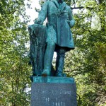 Jahndenkmal in der Hasenheide in Berlin-Neukölln von Erdmann Encke von 1869, Gesamtansicht