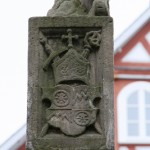 Rolandsbrunnen auf dem Marktplatz in Fritzlar, Renaissance, Detailansicht