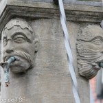 Rolandsbrunnen auf dem Marktplatz in Fritzlar, Renaissance, Detailansicht