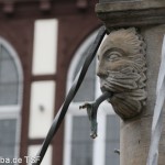 Rolandsbrunnen auf dem Marktplatz in Fritzlar, Renaissance, Detailansicht