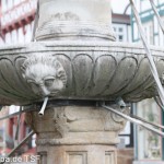 Rolandsbrunnen auf dem Marktplatz in Fritzlar, Renaissance, Detailansicht