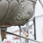 Rolandsbrunnen auf dem Marktplatz in Fritzlar, Renaissance, Detailansicht