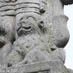 Rolandsbrunnen in Fritzlar, Renaissance, Detailansicht des Löwen