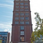 Zwischen 1922 bis 1925 von Eugen Schmohl in Berlin Tegel erbautes Verwaltungsgebäude der Borsig-Werke: der sogenannte Borsigturm