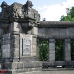 Das Reiterstandbild des Kaiser Wilhelm I. auf dem Deutschen Eck in Koblenz, Detailansicht