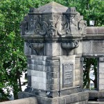 Das Reiterstandbild des Kaiser Wilhelm I. auf dem Deutschen Eck in Koblenz, Detailansicht