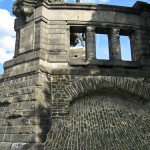 Das Reiterstandbild des Kaiser Wilhelm I. auf dem Deutschen Eck in Koblenz, Detailansicht