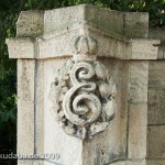 Gefallenendenkmal des Königin-Elisabeth-Garde-Regiments Nr. 3 von Eugen Schmohl von 1925 im Lietzenseepark in Berlin-Charlottenburg, Detailansicht