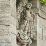 Gefallenendenkmal des Königin-Elisabeth-Garde-Regiments Nr. 3 von Eugen Schmohl von 1925 im Lietzenseepark in Berlin-Charlottenburg, Detailansicht