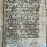 Gefallenendenkmal des Königin-Elisabeth-Garde-Regiments Nr. 3 von Eugen Schmohl von 1925 im Lietzenseepark in Berlin-Charlottenburg, Detailansicht