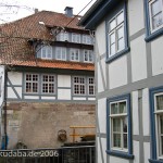 Kleine Mühle oder Odilien-Mühle in Göttingen, Detailansicht