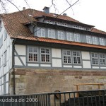 Kleine Mühle oder Odilien-Mühle in Göttingen, Detailansicht