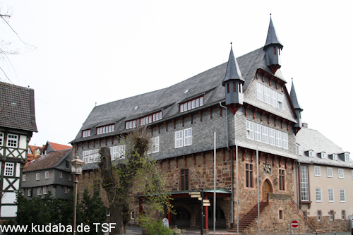 Rathaus in Fritzlar, Ansicht der Westseite