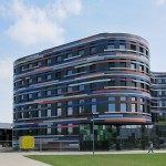 Zur IBA 2013 errichtetes Gebäude der Behörde für Stadtentwicklung und Umwelt in Hamburg-Wilhelmsburg