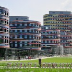 Zur IBA 2013 errichtetes Gebäude der Behörde für Stadtentwicklung und Umwelt in Hamburg-Wilhelmsburg