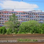 Zur IBA 2013 errichtetes Gebäude der Behörde für Stadtentwicklung und Umwelt in Hamburg-Wilhelmsburg