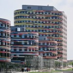 Zur IBA 2013 errichtetes Gebäude der Behörde für Stadtentwicklung und Umwelt in Hamburg-Wilhelmsburg