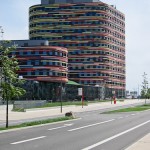 Zur IBA 2013 errichtetes Gebäude der Behörde für Stadtentwicklung und Umwelt in Hamburg-Wilhelmsburg