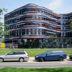 Zur IBA 2013 errichtetes Gebäude der Behörde für Stadtentwicklung und Umwelt in Hamburg-Wilhelmsburg