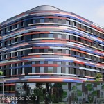 Zur IBA 2013 errichtetes Gebäude der Behörde für Stadtentwicklung und Umwelt in Hamburg-Wilhelmsburg