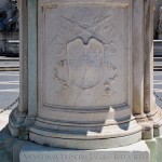 Reiterstandbild des Marc Aurel auf dem Kapitolsplatz in Rom, Detailansicht des Sockels