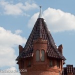 Werkstor der ehemaligen Borsigwerke in Berlin-Tegel von den Architekten Konrad Reimer und Friedrich Körte aus dem Jahr 1898 im historistischen Stil