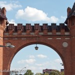 Werkstor der ehemaligen Borsigwerke in Berlin-Tegel von den Architekten Konrad Reimer und Friedrich Körte aus dem Jahr 1898 im historistischen Stil