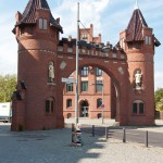 Werkstor der ehemaligen Borsigwerke in Berlin-Tegel von den Architekten Konrad Reimer und Friedrich Körte aus dem Jahr 1898 im historistischen Stil