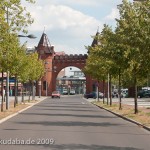 Werkstor der ehemaligen Borsigwerke in Berlin-Tegel von den Architekten Konrad Reimer und Friedrich Körte aus dem Jahr 1898 im historistischen Stil