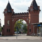 Werkstor der ehemaligen Borsigwerke in Berlin-Tegel von den Architekten Konrad Reimer und Friedrich Körte aus dem Jahr 1898 im historistischen Stil