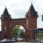 Werkstor der ehemaligen Borsigwerke in Berlin-Tegel von den Architekten Konrad Reimer und Friedrich Körte aus dem Jahr 1898 im historistischen Stil