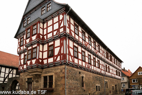 Hochzeitshaus in Fritzlar aus den Jahren 1580 - 1590 im Stil der Renaissance