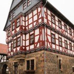 Hochzeitshaus in Fritzlar aus den Jahren 1580 - 1590 im Stil der Renaissance
