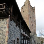 "Grauer Turm" in Fritzlar, höchster noch erhaltener Wehrturm in Deutschland (38 m) zwischen 1238 und 1274 errichtet