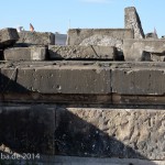 Zustand des Fundaments für das ehemalige Nationaldenkmal Wilhelm I. im Oktober 2014