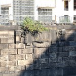 Zustand des Fundaments für das ehemalige Nationaldenkmal Wilhelm I. im Oktober 2014