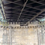 Die über die Elbe führende Brücke "Blaues Wunder" in Dresden (Loschwitzer Brücke) aus den Jahren 1891-1893 von C. Coepke und H. M. Krüger