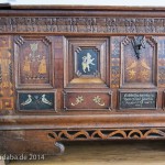 Hochzeitstruhe, Kreis Marburg, Mittelhessen, von 1788