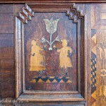 Hochzeitstruhe, Kreis Marburg, Mittelhessen, von 1788