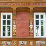 1612 fertiggestellte Alte Lateinschule in Alfeld an der Leine in Fachwerkbauweise mit einem umfangreichen Bildprogramm der Renaissance