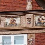 1612 fertiggestellte Alte Lateinschule in Alfeld an der Leine in Fachwerkbauweise mit einem umfangreichen Bildprogramm der Renaissance