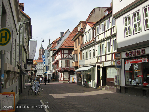 Fernansicht aus der Barfüßerstraße analog wie eine in der kudaba vorhandene historische Ansichtskarte