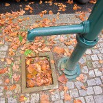 Wasserpumpe bzw. Schwengelpumpe Bredtschneiderstraße in der Nähe des ZOB in Berlin-Charlottenburg