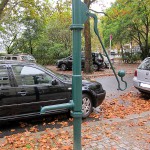 Wasserpumpe bzw. Schwengelpumpe Bredtschneiderstraße in der Nähe des ZOB in Berlin-Charlottenburg
