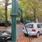 Wasserpumpe bzw. Schwengelpumpe Bredtschneiderstraße in der Nähe des ZOB in Berlin-Charlottenburg