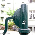 Wasserpumpe bzw. Schwengelpumpe Bredtschneiderstraße in der Nähe des ZOB in Berlin-Charlottenburg