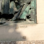 Relief Luther mit Reformatoren an der Westfassade des Berliner Doms auf der Spreeinsel in Berlin-Mitte von Johannes Götz